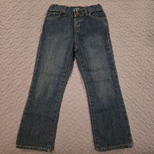 100% Cotton Kids Dry Indigo Wash Bootcut Blue Jeans, 5T, The Children's Place
